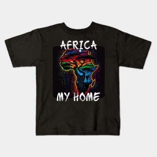 Africa, My Home 2 Kids T-Shirt